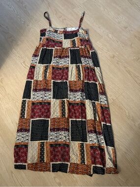 NATURAL LIFE Patchwork Maxi Dress